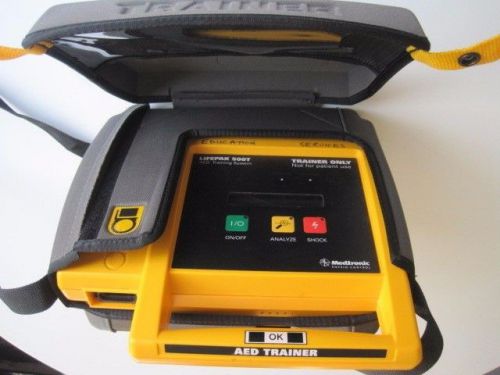 Medtronic Lifepak 500T Defibrillator Defib Training AED Trainer ~ Free Ship!