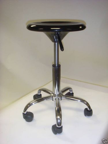 Drafting STOOL, Black Seat, CRAFT, KITCHEN,w/AIR-LIFT