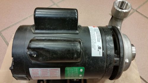 DAYTON 304 Stainless Steel 1-1/2 HP Centrifugal Pump, 1 Phase, 115/230 Voltage,