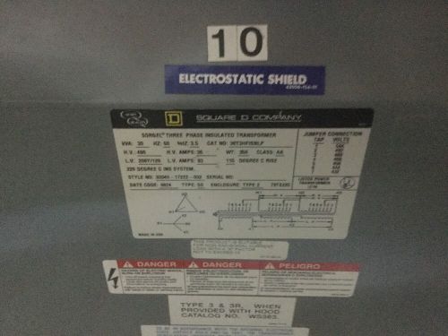 Square D Transformer 30 Kva