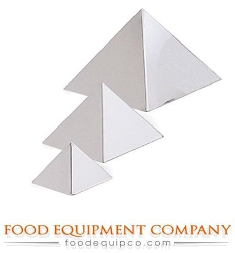 Paderno A4753515 Pyramid Pastry Mold 5.875&#034; W x 5.875&#034; L x 4&#034; H pyramid