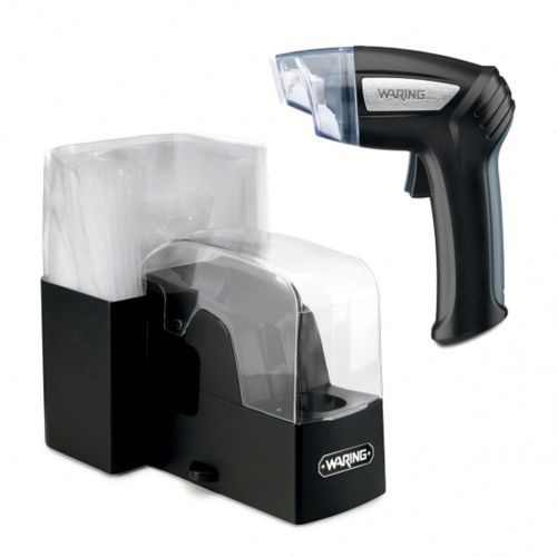 Waring WVS50 Commercial Pistol Vacuum Sealing System Black 1 year warranty