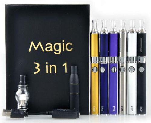 Magic 3 in 1 vaporizer Starter Kit MT3 Clearomizer Vape 900mAh Battery Colors