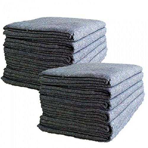 Uboxes textile moving blankets (12 pack) professional quality moving skins 54... for sale