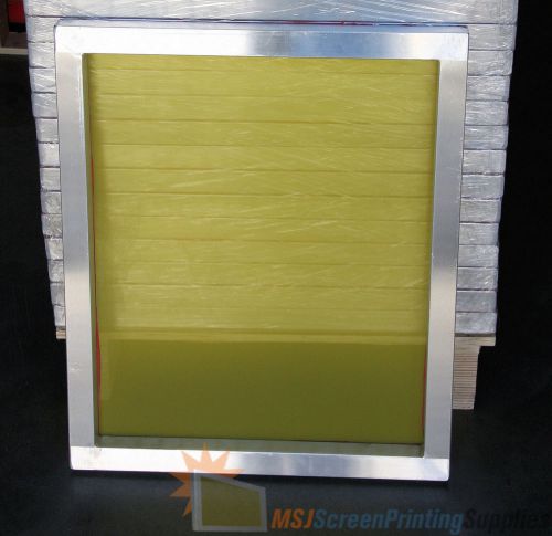 4-Pack  23&#034;x31&#034; - 280 tpi Yellow Mesh Count Aluminum Frame Printing Screens