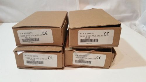 4x motorola bdn6667a beige 2-wire surveillance kit earpiece open box lot for sale