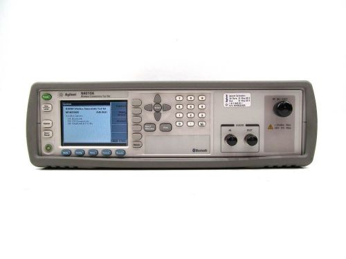 Agilent N4010A Wireless Connectivity Test Set w/ Option101 109 110 Bluetooth 4.0