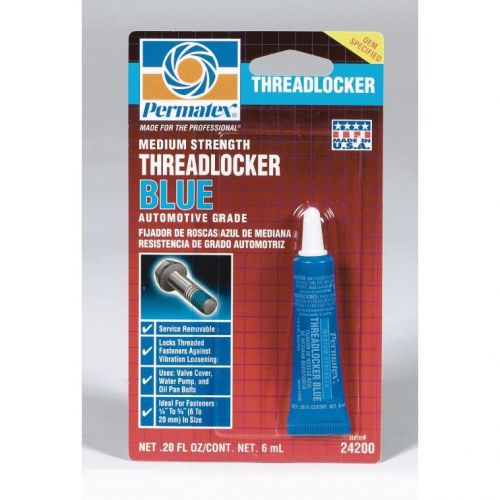 6ML MED BLU THREADLOCKER 21601