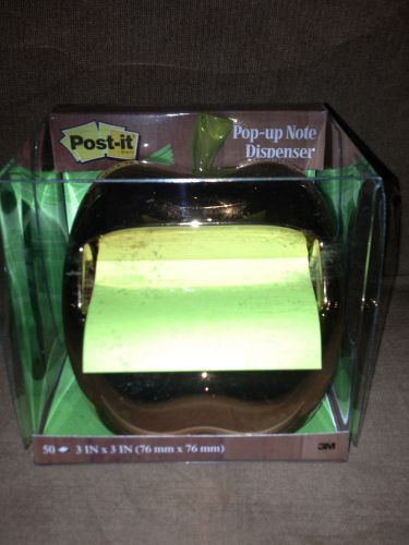 GOLDEN APPLE Post- It Pop-up Note Dispenser with 3&#034;x3&#034; - Great for Teachers! NEW