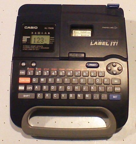 Casio kl-750b 2 line label printer for sale