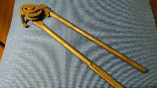 Imperial brass mfg.co. 1/2&#034; o.d.tube bender 20&#034;long made in chicago usa nice vtg for sale