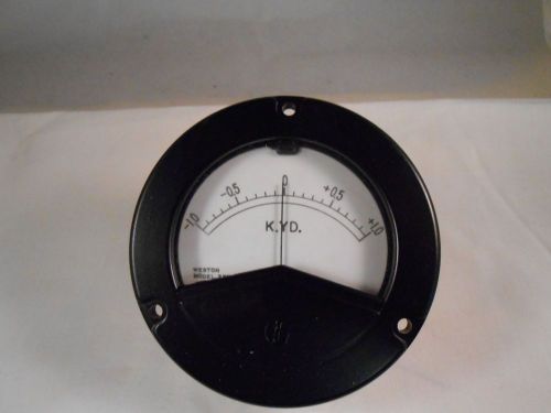 2531 WESTON -1 - +1 K.Y.D. METER   NEW OLD STOCK 3 1/2 &#034;