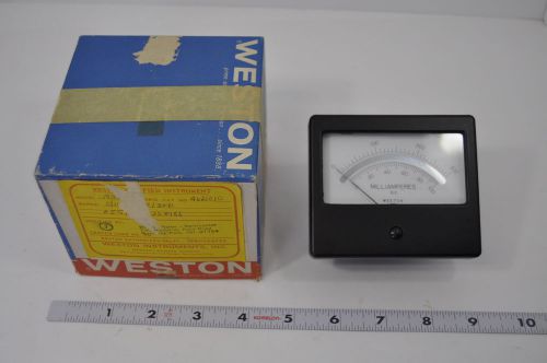 Vintage WESTON Mod 1931 0-10/100/300 mA DC Modified Meter July 23 1969