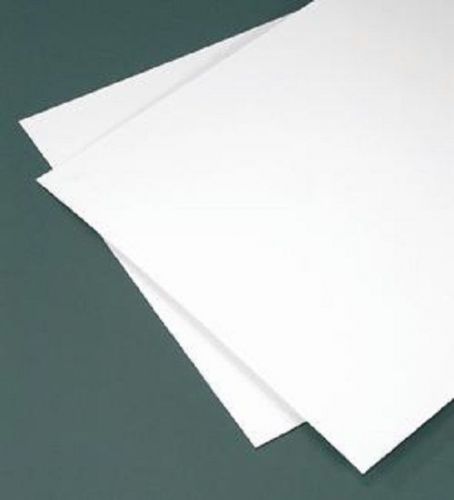 WHITE STYRENE POLYSTYRENE PLASTIC SHEET .060&#034; THICK 24&#034; X 48&#034; VACUUM FORMING