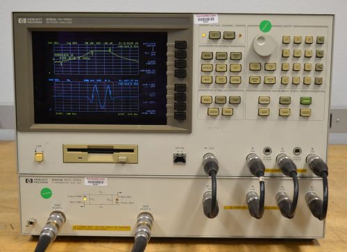 Hp agilent 8751a lf network analyzer w/87511a test set 5hz-500mhz tested good for sale