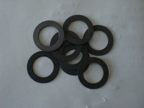 Set of 10 steel washers. Black oxide. New.