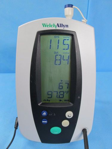 Welch Allyn 420 Spot Vital Signs Monitor 420TB Temp, NIBP, Cables, &amp; Warranty