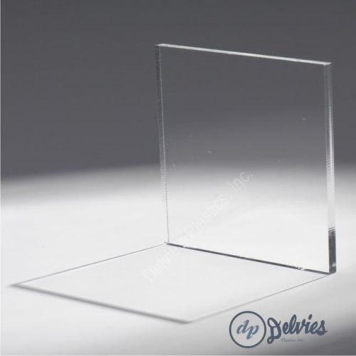 8 Sheets 1/8&#034; Clear Cast Acrylic Plexiglass 12&#034; x  12&#034;