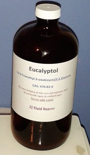 Eucalyptol high purity aroma compound 32 fl oz 8-cineol 8-cineole limonene oxide for sale