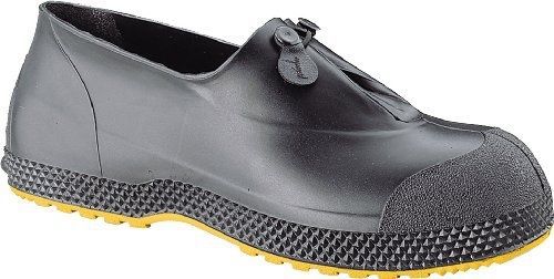 Honeywell Safety 11004B-04-LG Servus Mid Overboot for Men, Large, Black/Yellow