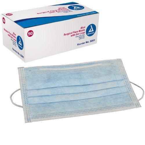 Dynarex Medical Surgical Face Masks 50pk