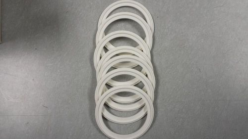 White Silicone Sanitary Tri Clamp Gaskets 3&#034; Tri Clover 40MPX  APEX 5325-S