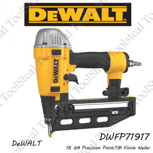 DeWALT DWFP71917 R 16 Ga.2 1/2&#034; Precision PointFinish Nailer W/FACTORY WARRANTY!