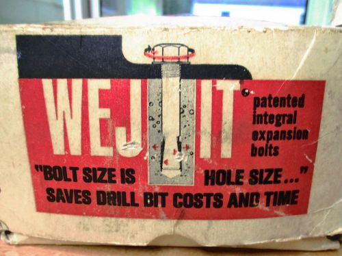 Wej-IT  3/8&#034; X 3-1/2&#034; CONCRETE ANCHOR BOLT  3832  Box of 50