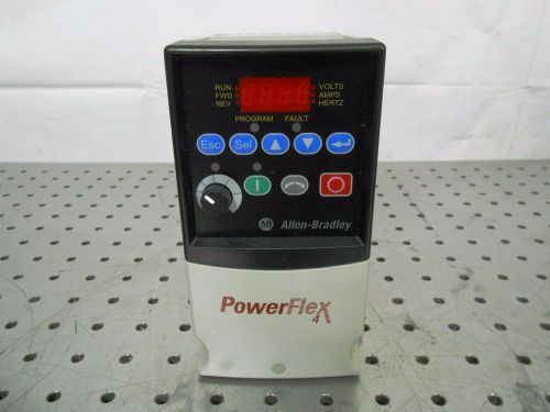 H128112 Allen-Bradley PowerFlex 4 22A-B2P3N104 Series A 0.5HP 3PH AC Drive