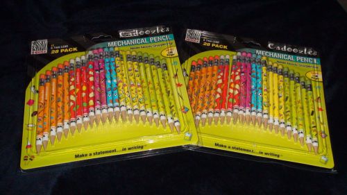 NEW Lot of 2 Zebra Cadoozles Mechanical Pencil, #2  0.7 mm, 28/Pack