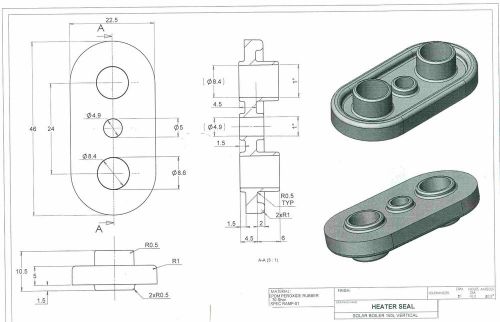 Gasket seal for •electrolux •rancilio  lincat  hot water boiler heating elements for sale