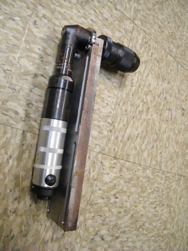 CLECO PNEUMATIC DRILL ROHM CHUCK 1/32&#034; - 1/2&#034; 170 RPM RIGHT ANGLE 8DL-2M-43