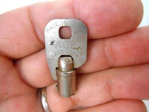 Vintage Chicago Lock USA ACE NV71 NV 71 Vending Machine Lock Security Key Keys