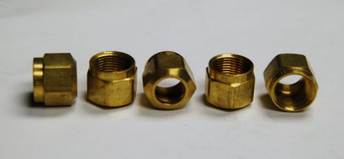 Brass fittings: dot air brake nut, tube od 3/4&#034;, qty. 25 for sale