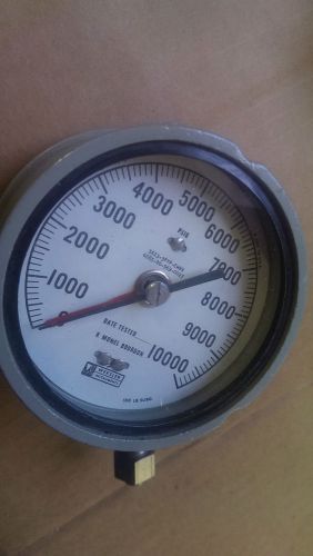 New Weksler Pressure Gauge 0 to 10,000 PSIG SA23-3PYP-EWBX