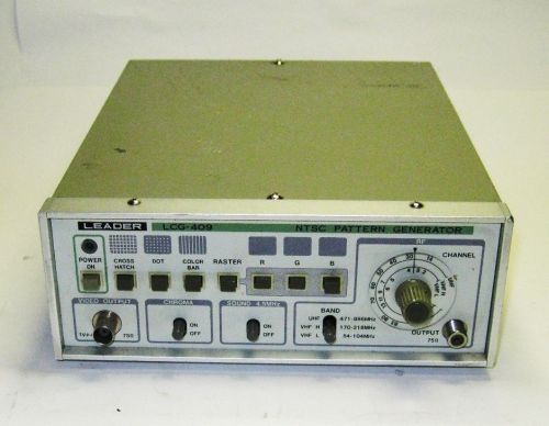 Leader 4-Pattern NTSC Pattern Generator Less Power Supply LCG-409 USG