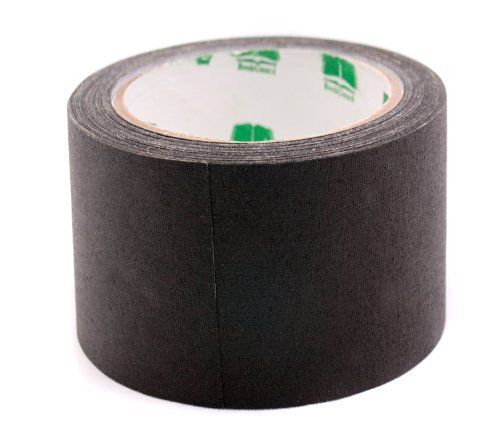 3&#034; Black Colored Premium-Cloth Book Binding Repair Tape | 15 Yard Roll BookGuard