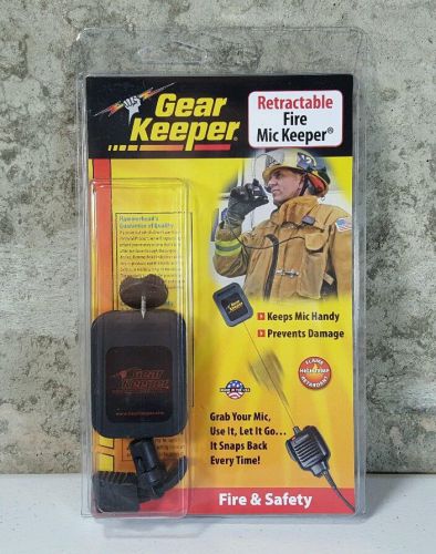 NEW - Gear Keeper Retractable Fire Mic Keeper RT2-4022 Stud Mount