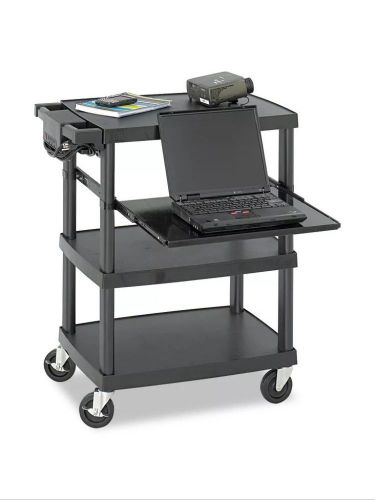 Safco Multimedia Projector Cart, Black 8929BL