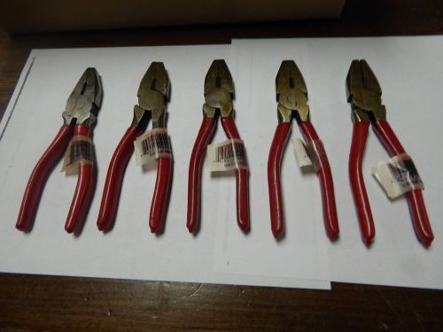 Linemans Pliers Jerome Tool Co. lot of 5 pcs  7&#034;