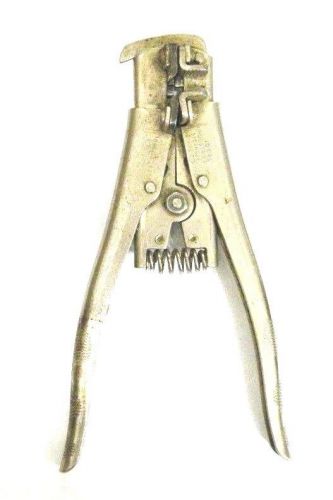 VINTAGE IDEAL INDUSTRIES WIRE STRIPPER  GA 10 12 14 16 20 22