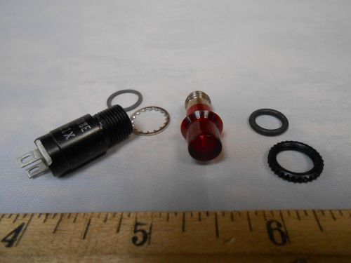 926421X  LITTELFUSE RED LENS  LENGTH:1.46 DIA:0.56  2 SOLDER LUG  NOS