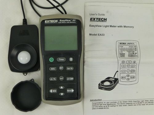 Extech EA33 EasyView Light Meter with Memory