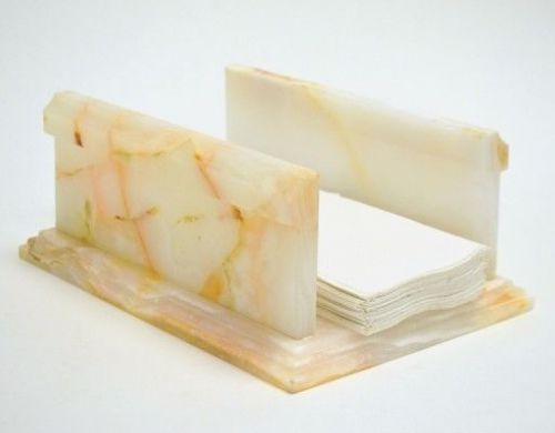 Nature Home Decor White Onyx Towel Holder