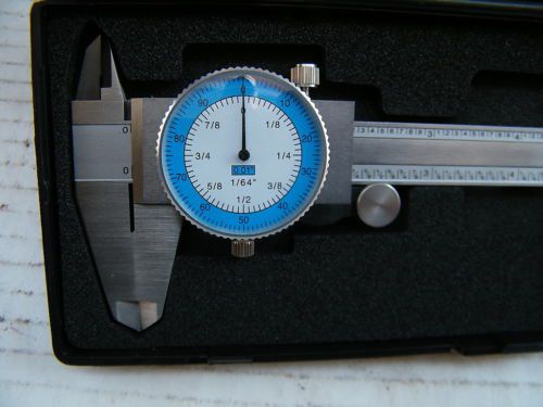 Dial Caliper  0-6&#034;  to .01&#034;   EXCELLENT PLUS