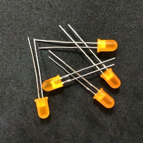 1000PCS Diffused LED 5MM ORANGE COLOR ORANGE LIGHT Super Bright NEW