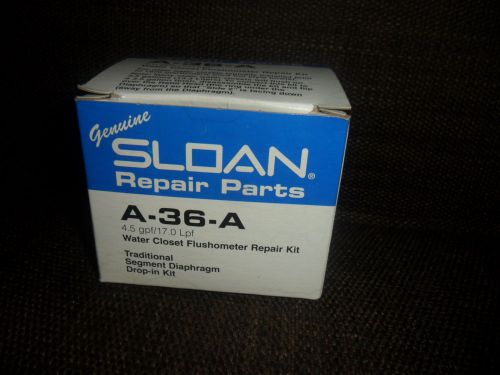 GENUINE SLOAN WATER CLOSET FLUSHOMETER REPAIR KIT A-36-A-  NIB!!!!!