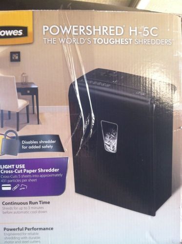 Fellowes PowerShred H-5C  The World Toughest Shredders   IBC