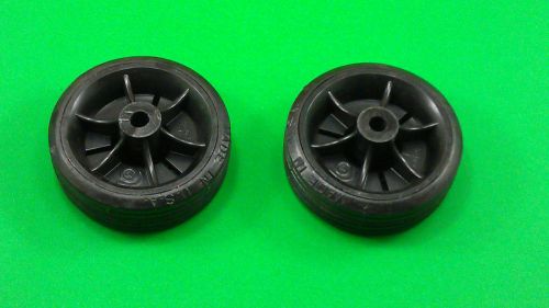 2 STRONG HEAVY-DUTY CART WHEELS