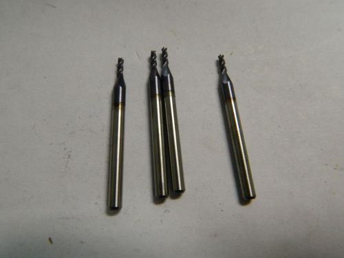 KENNAMETAL HEC094S4 KC635M CARBIDE END MILLS, QTY 4